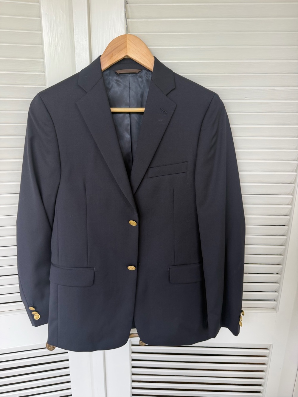Michael Kors Boys Navy Blazer with Gold Buttons size 16S
